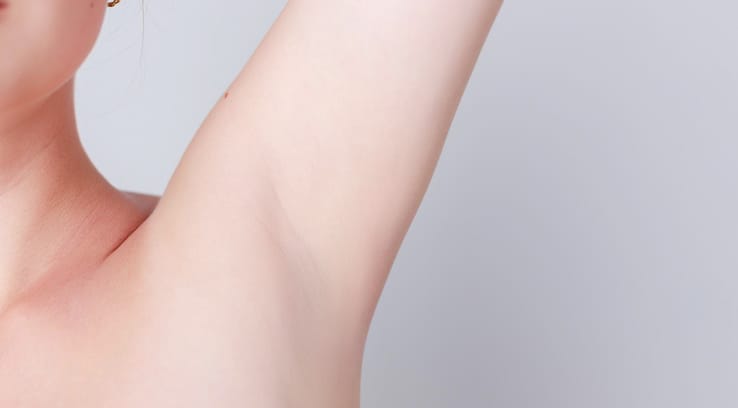 ワキのアップ写真